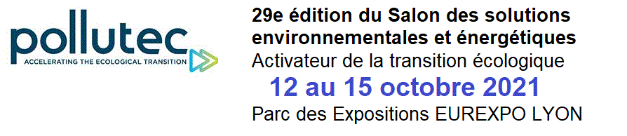 Pollutec 2018, the reference trade show for environmental issues facing industry, cities and regions 27th > 30th november 2018 LYON Eurexpo  